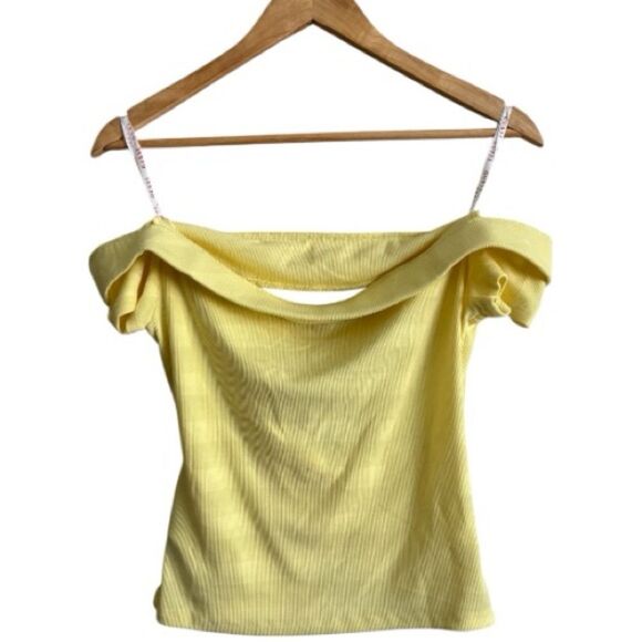 Guess Fairly Cutout Lemon Pie Top New With Tags - Picture 3 of 6